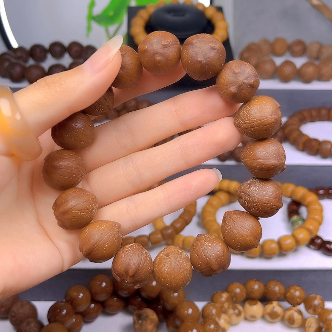 紫金鼠手串【清仓款】原皮鲨鱼背17巴西籽