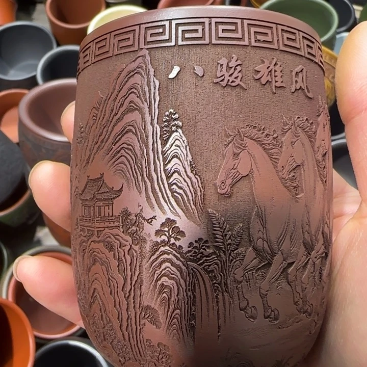 茶杯紫砂全手工制作工艺