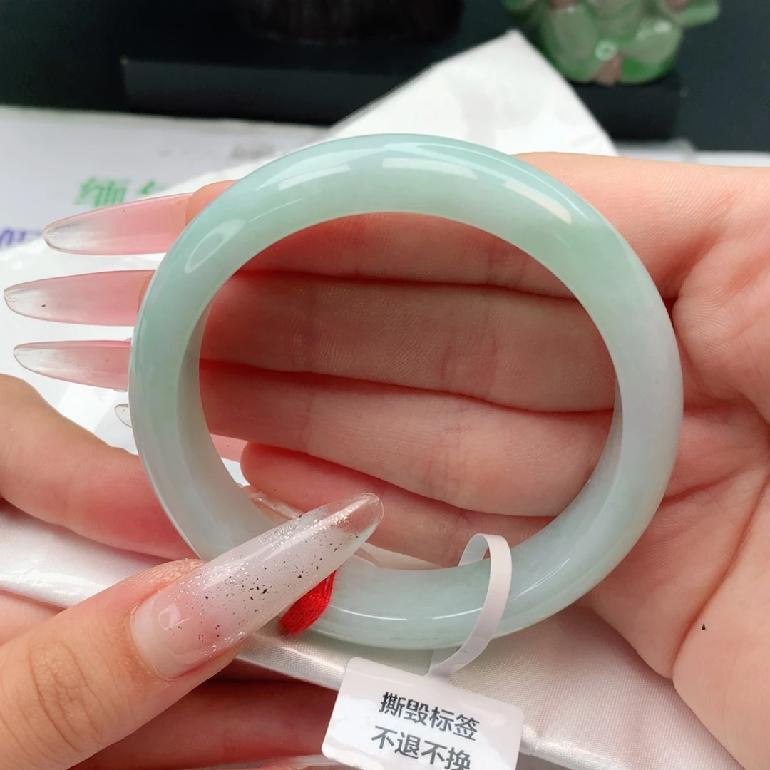 未镶嵌手镯翡翠正圈55