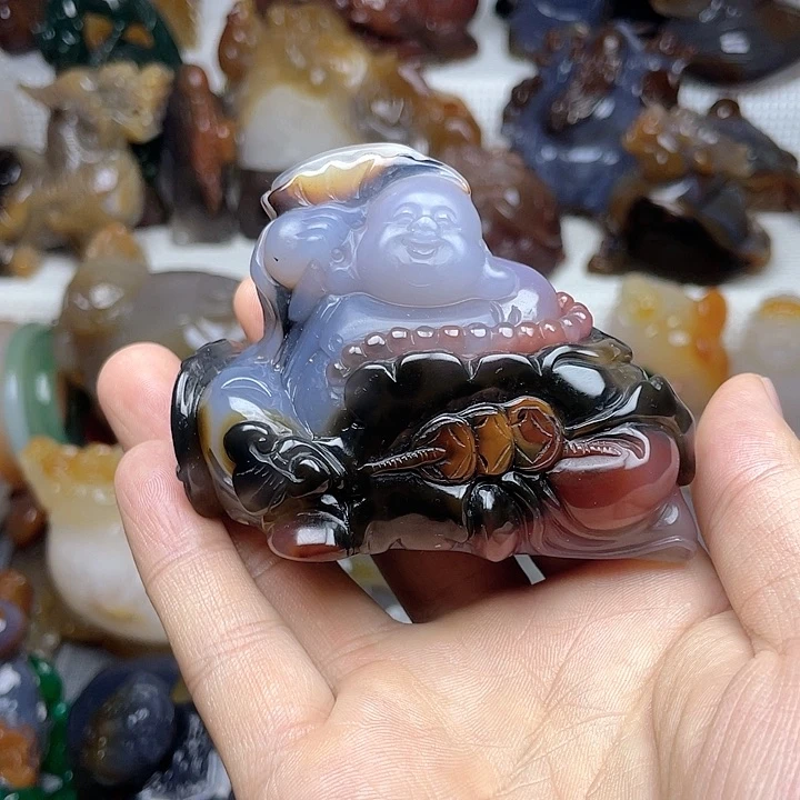 玛瑙/玉髓饰品未镶嵌水***家