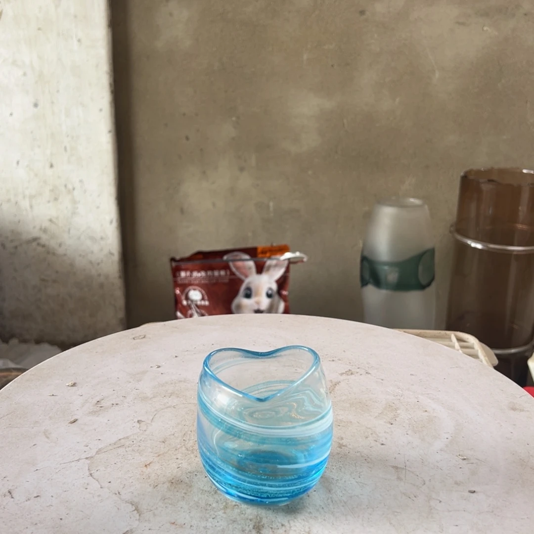 弘扬琉璃花器微瑕高度8