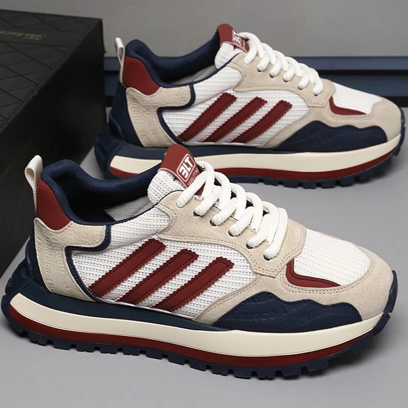 新款特大码男鞋45夏季薄款透气网面运动鞋46加肥加宽47老爹鞋4849