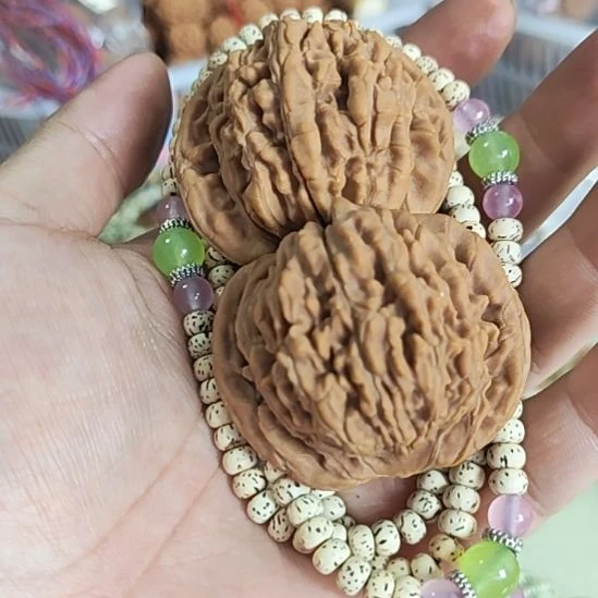 文玩核桃把件长串+赠品46瑕疵练手四座楼～新手福利