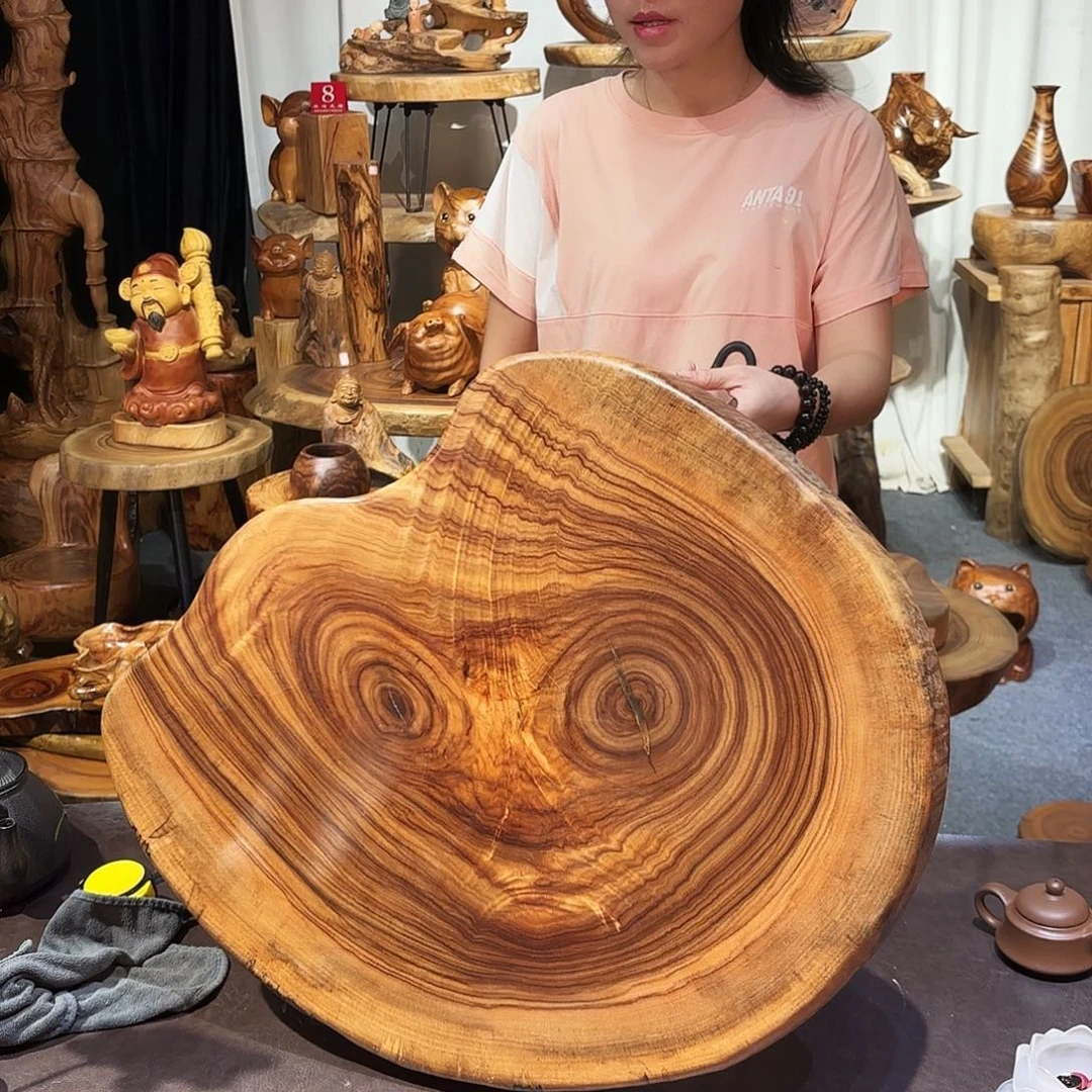 香樟木茶桌摆件工艺品