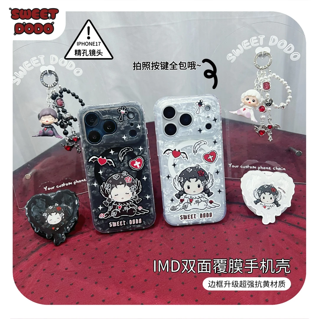 SWEETDODO原创天使&小恶魔适用iPhone17Promax苹果手机壳华为M60P