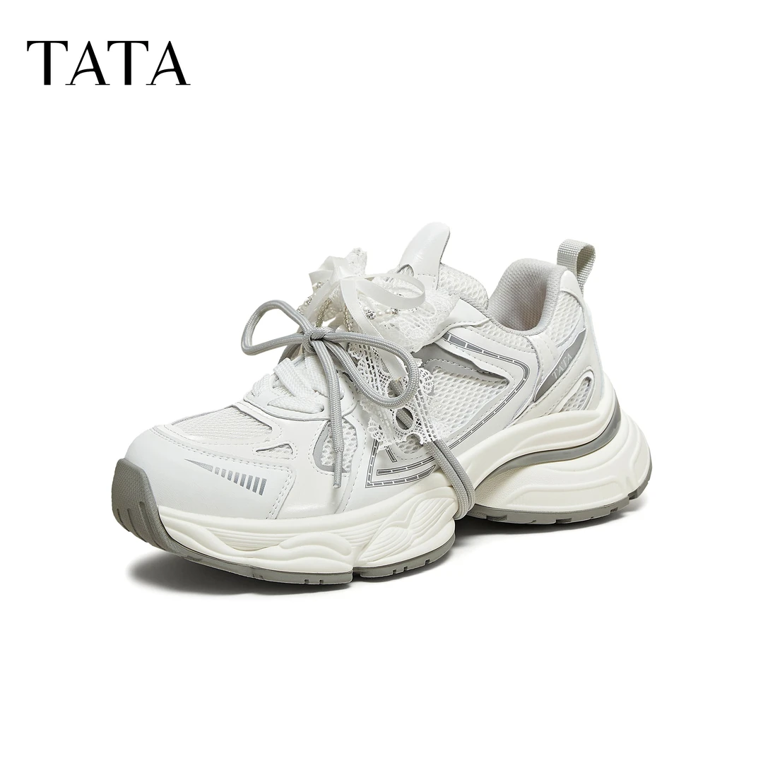 TATA他她2025秋新款商场同款甜酷老爹鞋时尚百搭休闲女鞋5XU01CM5