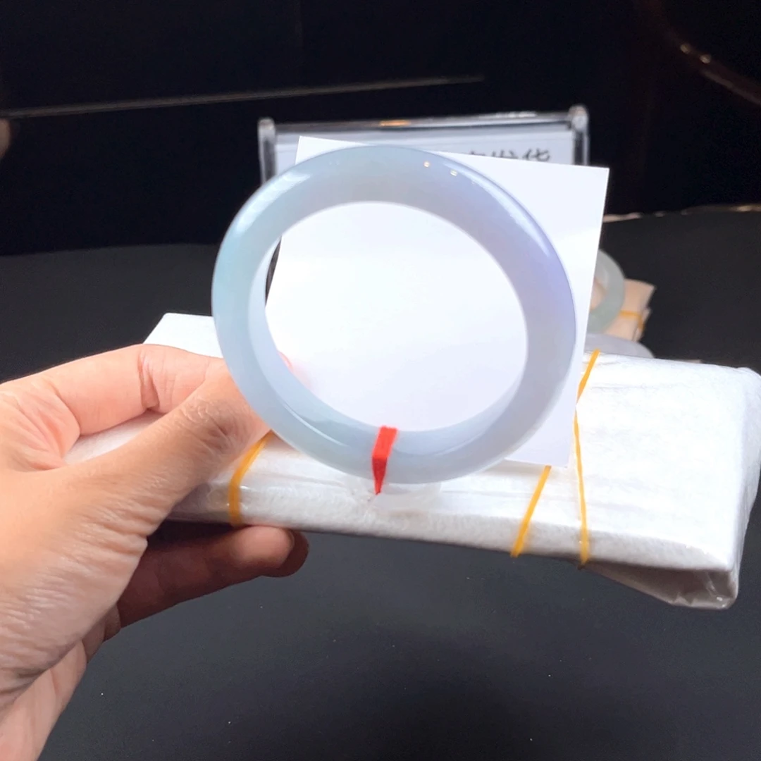 翡翠未镶嵌手镯正圈序号21