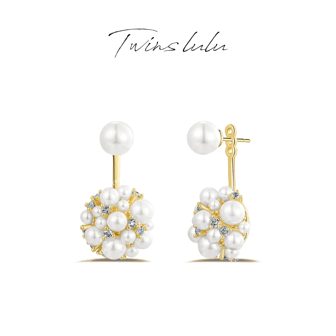 TWINS LULU 镀k金【春上新】【曼城旧事】设计烟花耳环TSL1620