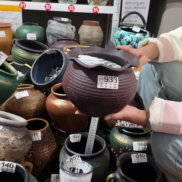 紫色花边933高度16口径18