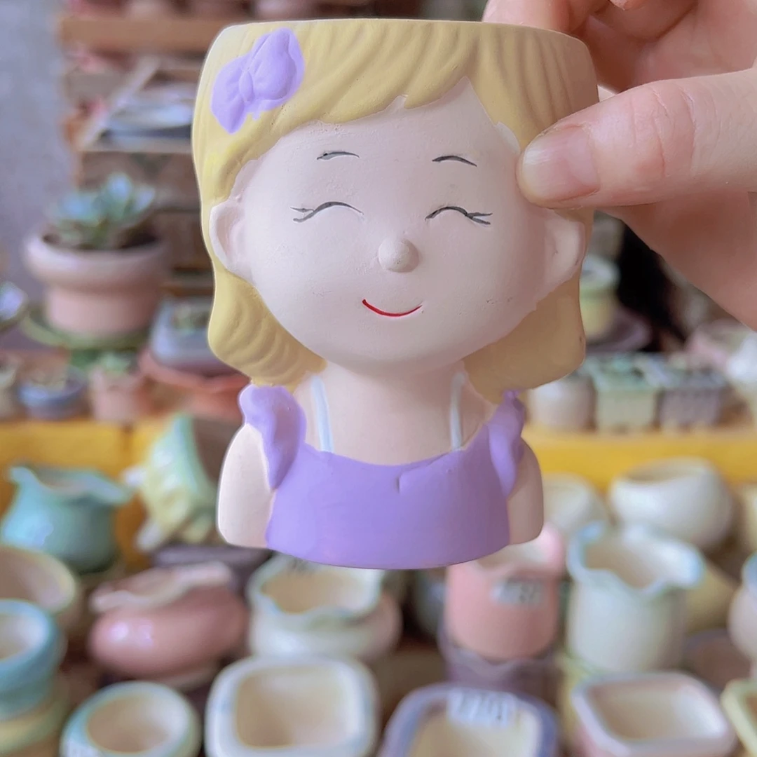 陶瓷花盆当场满12包邮