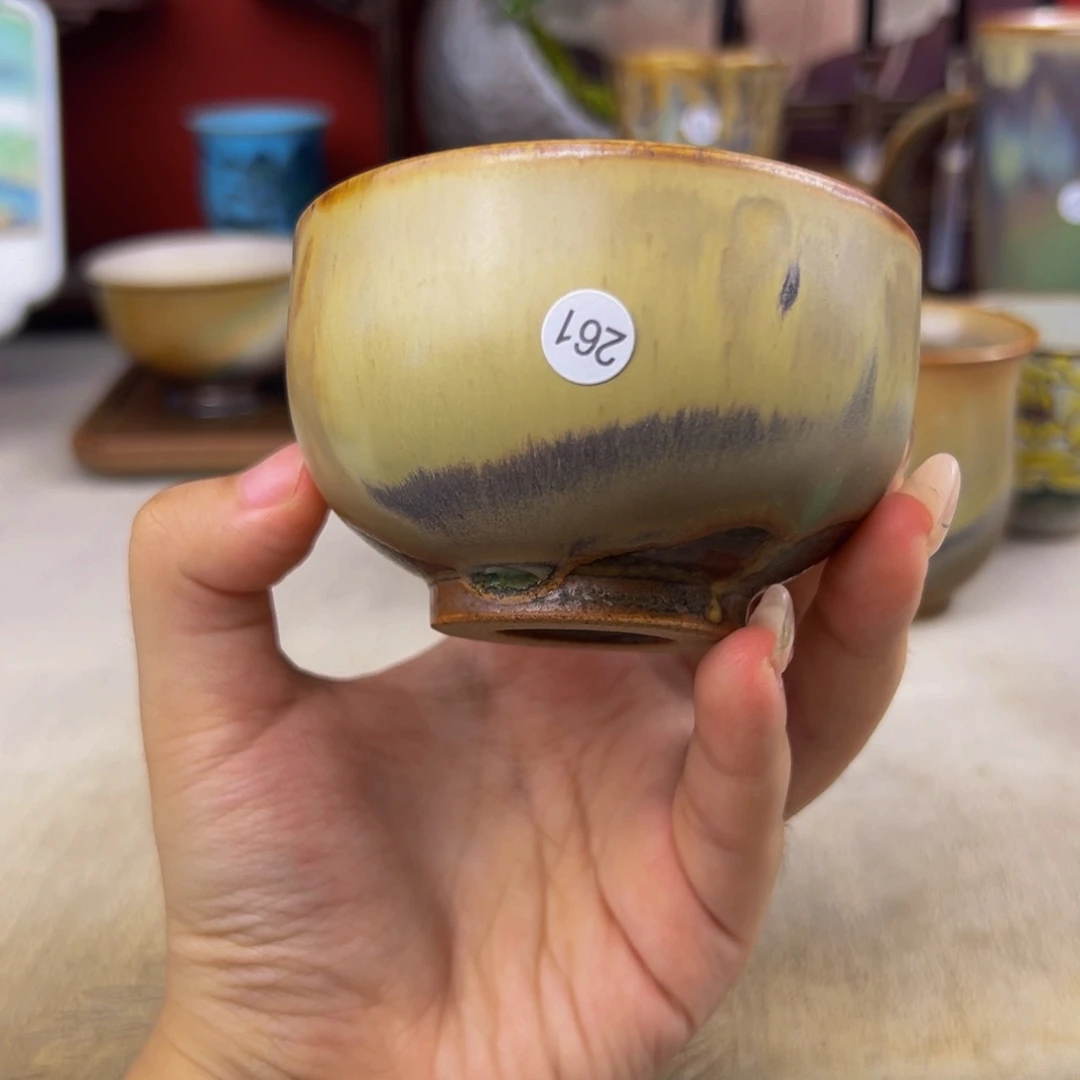 杯纯手工柴烧主人杯