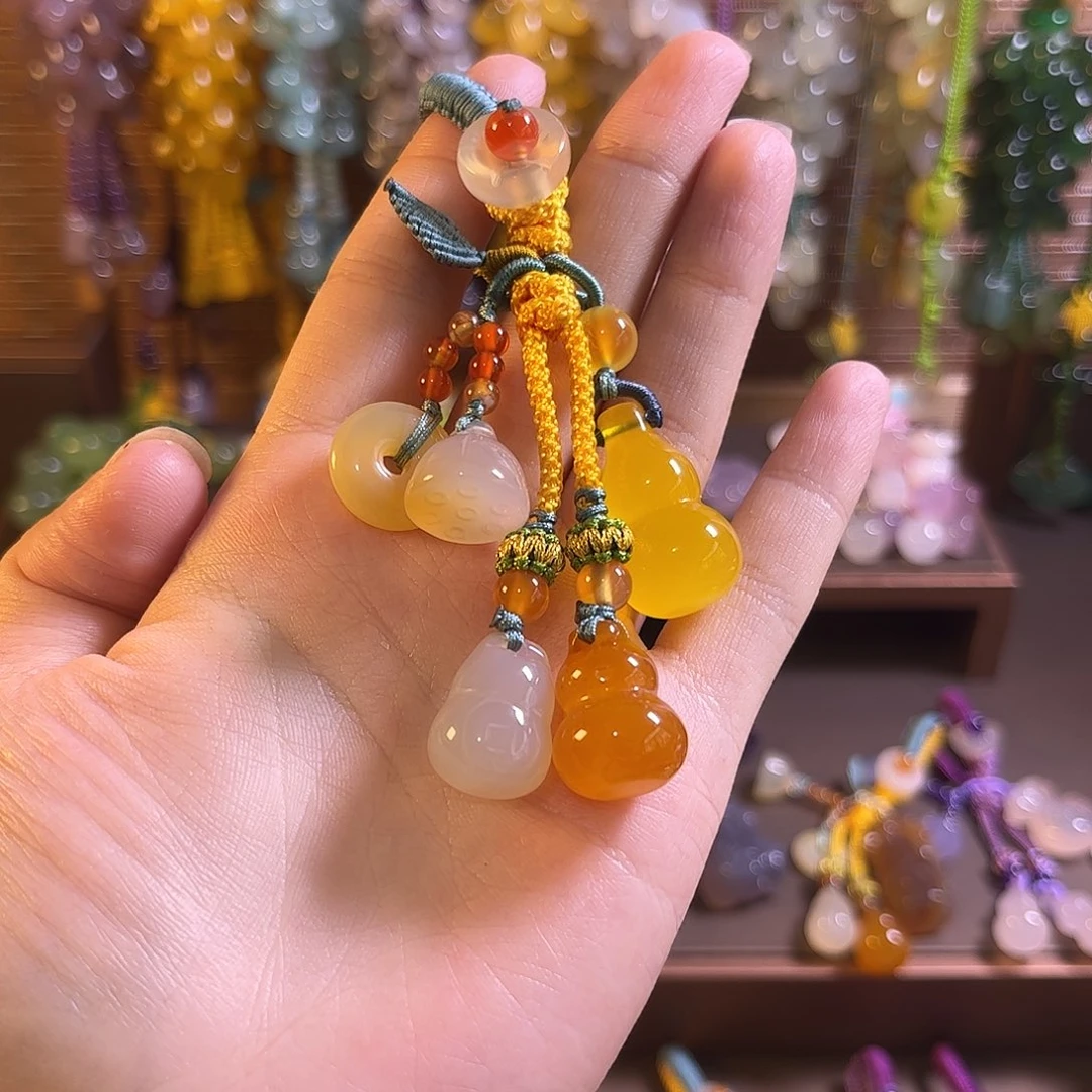 玛瑙/玉髓未镶嵌车挂