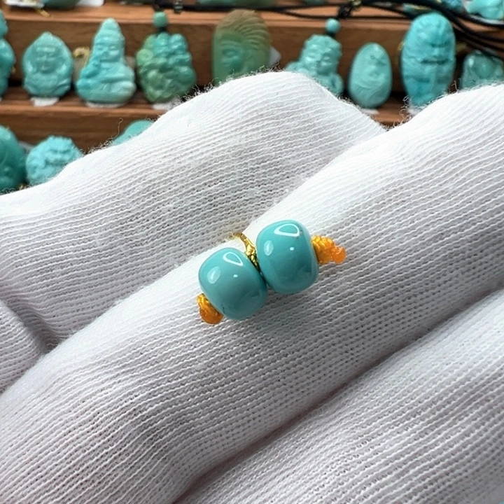 绿松石未镶嵌配饰6.8