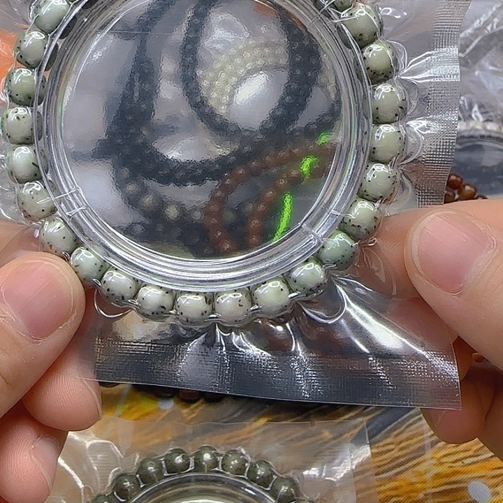 星月菩提手串86高端半壁留白星月87单圈河豚