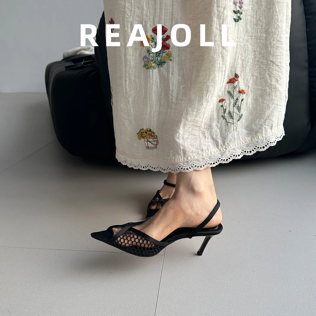 拖鞋女夏外穿2025新款法式两穿绝美不累脚配裙子时尚半拖凉高跟鞋