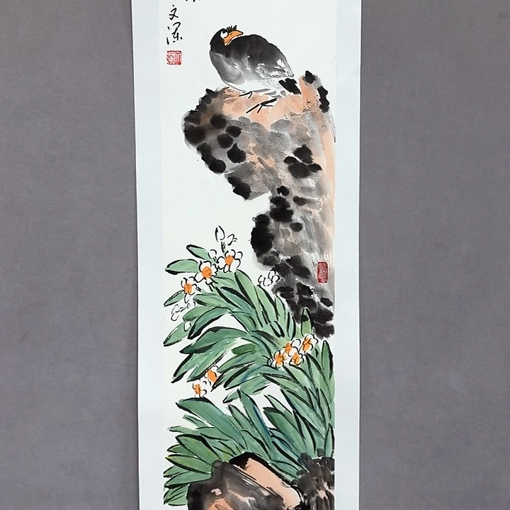 国画亲笔手绘放心去藏