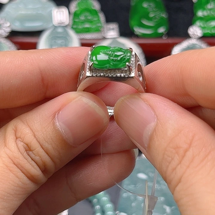 翡翠未镶嵌颈饰1，