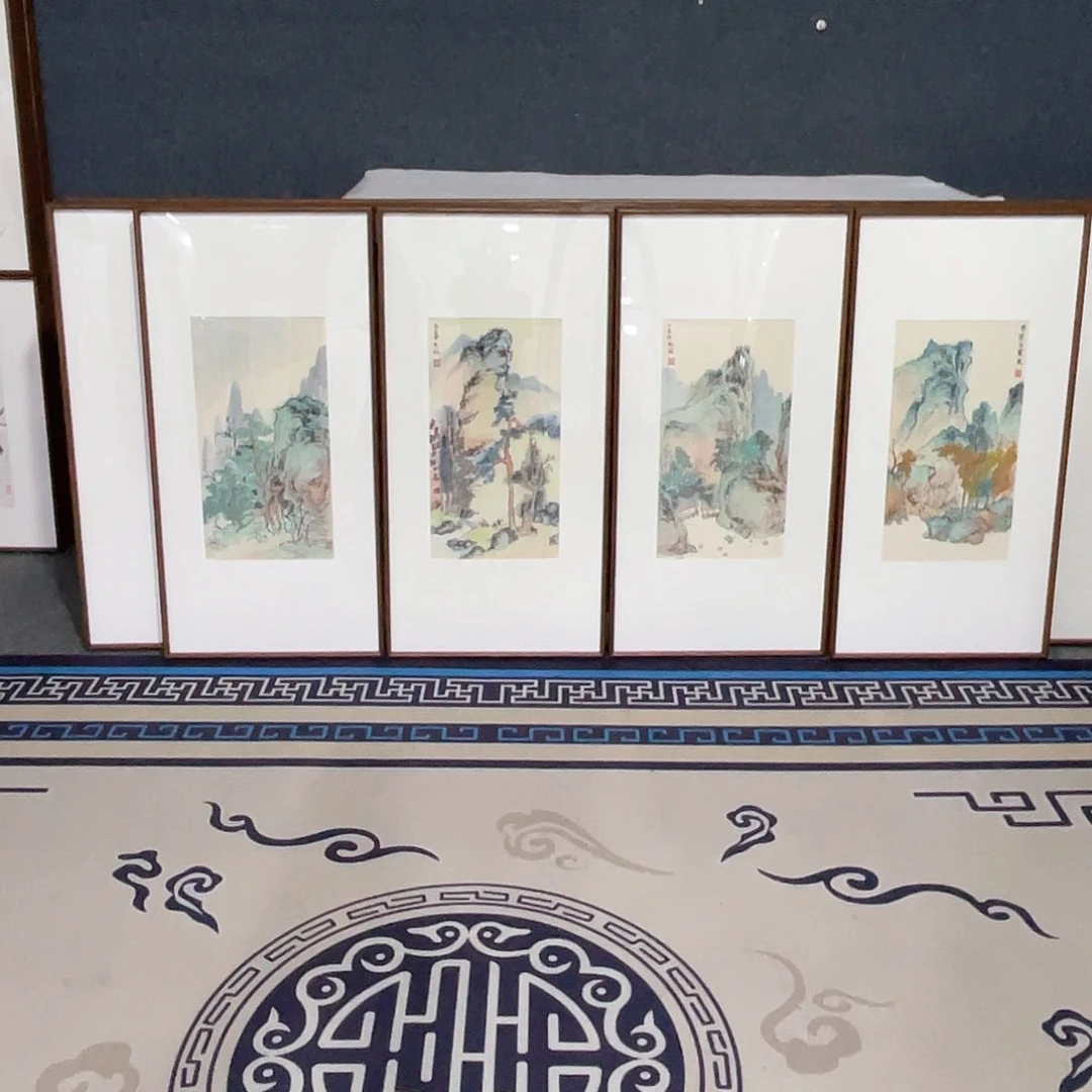 陈***泉国画手绘画作品带框