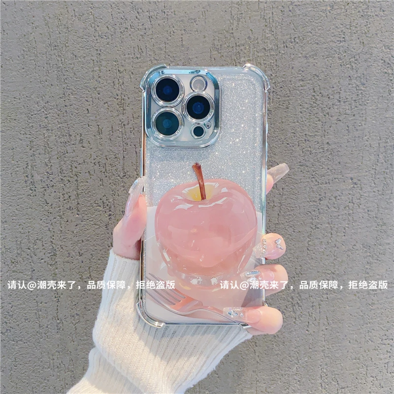 6D四角防摔壳适用苹果16/iPhone/华为荣耀/OPPO/VIVO小米手机壳潮