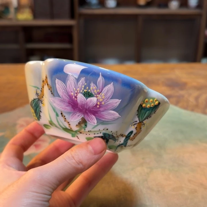 柴烧纯手工手绘陶瓷