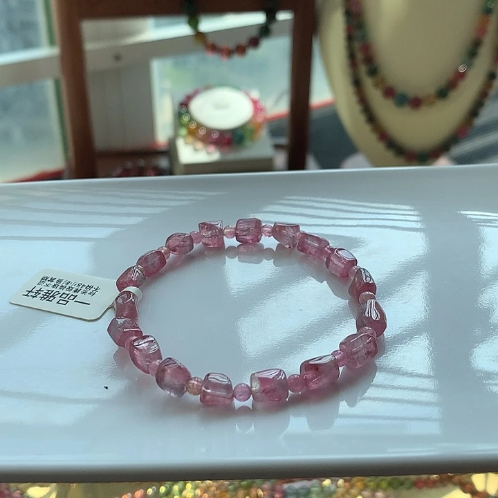 碧玺手串未镶嵌碧玺