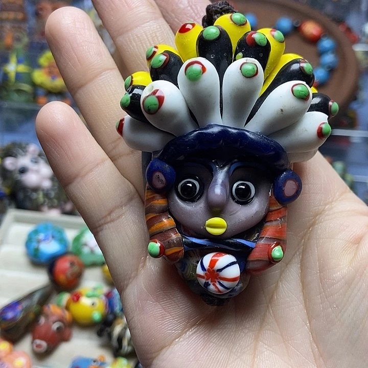 琉璃颈饰重工款国王