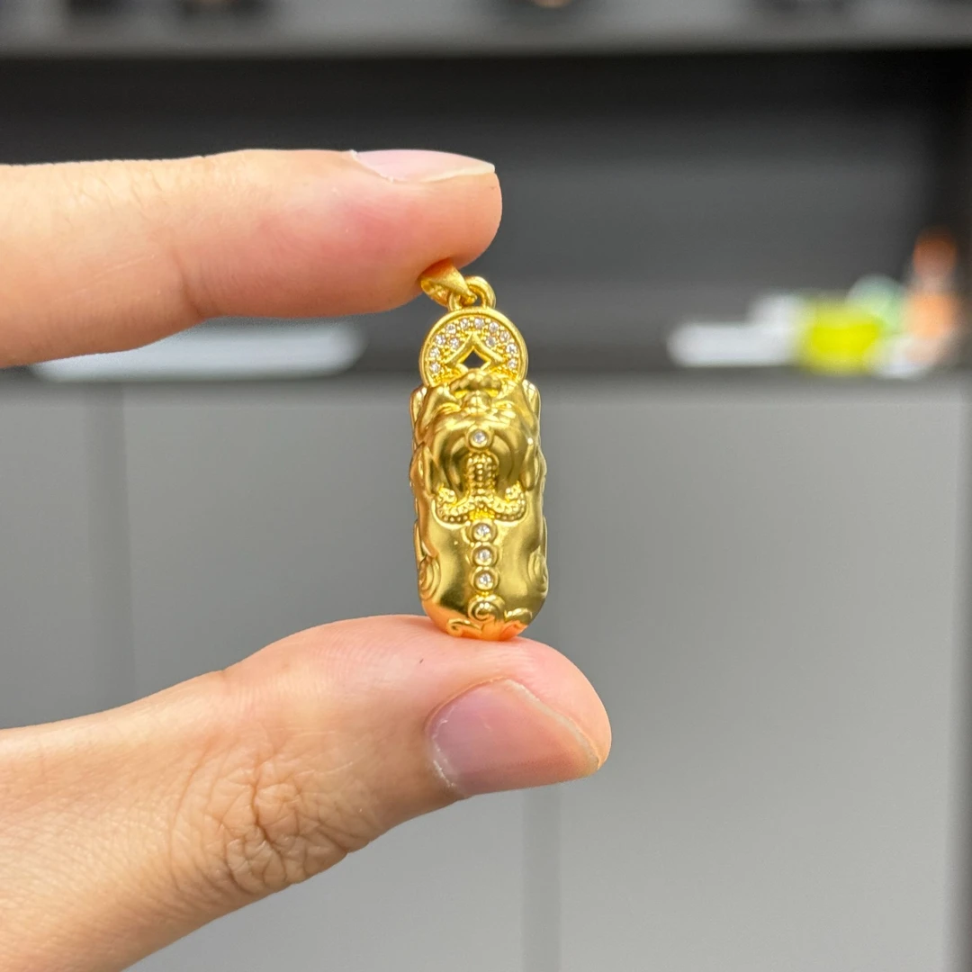 足金999貔貅5d挂坠（不含绳) A1106001
