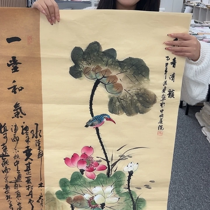 国画国画作品纯手工