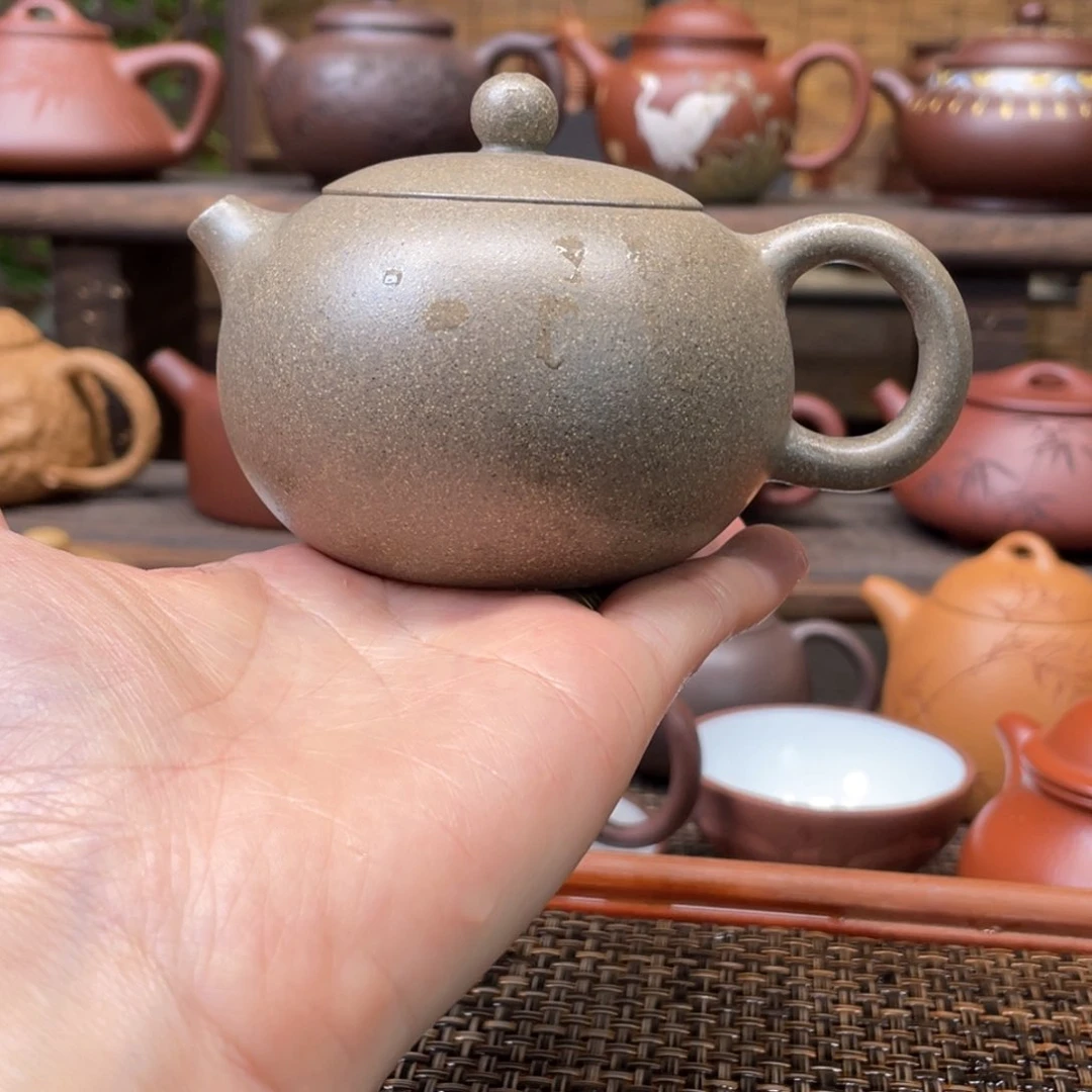 茶壶紫砂洛*宜兴原矿紫砂手工制190