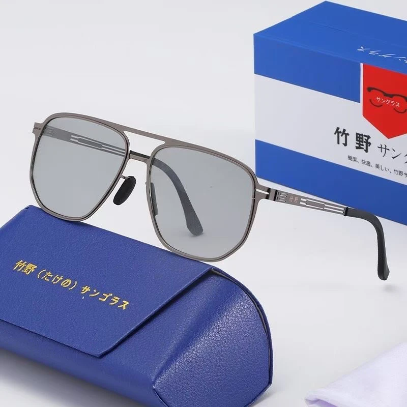 竹野偏光太阳镜潮流防晒户外驾驶紫外线防护开车走路太阳镜墨镜