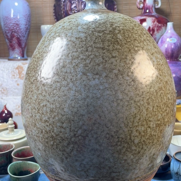 摆件朋**下鸡窝窑手工摆件