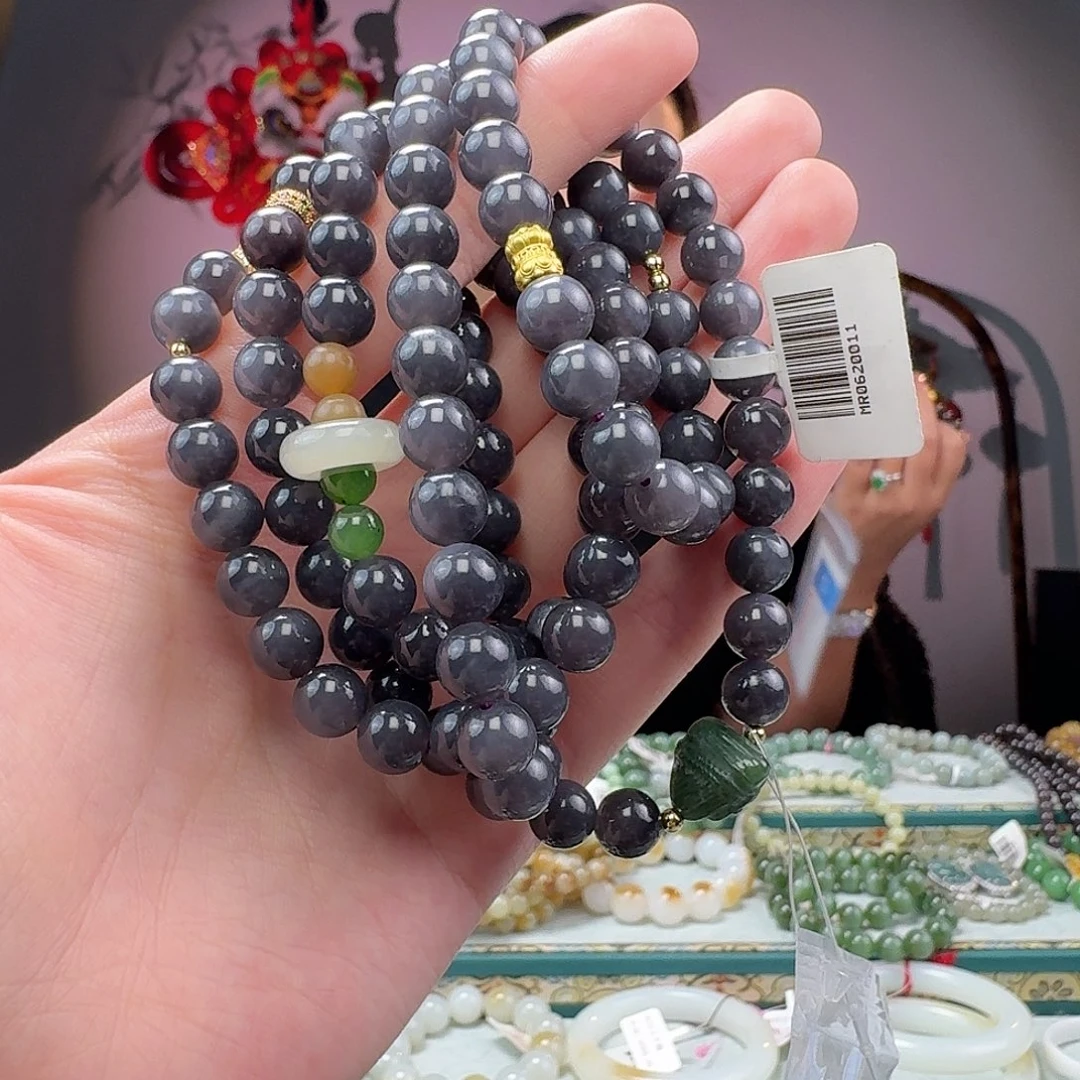 和田玉手串未镶嵌