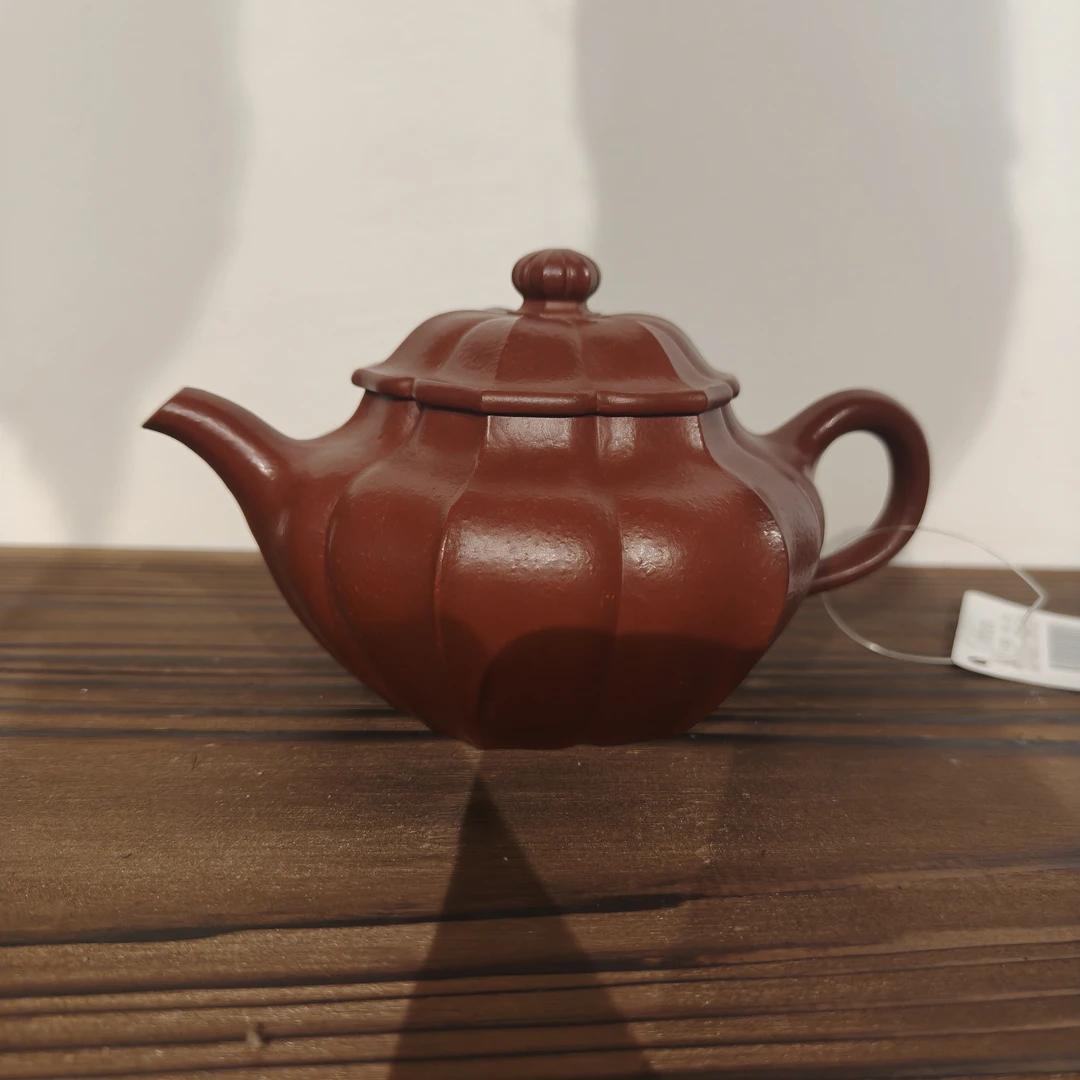 【前墅龙窑丨六方贤者】范坚 朱泥 约240CC  紫砂壶