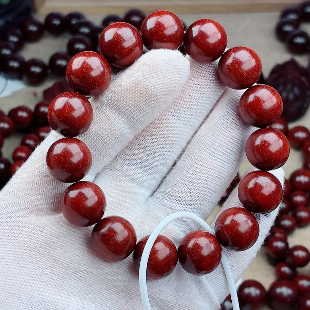 【***】手串/手链檀香紫檀（小叶紫檀）15龙鳞无胶无腊