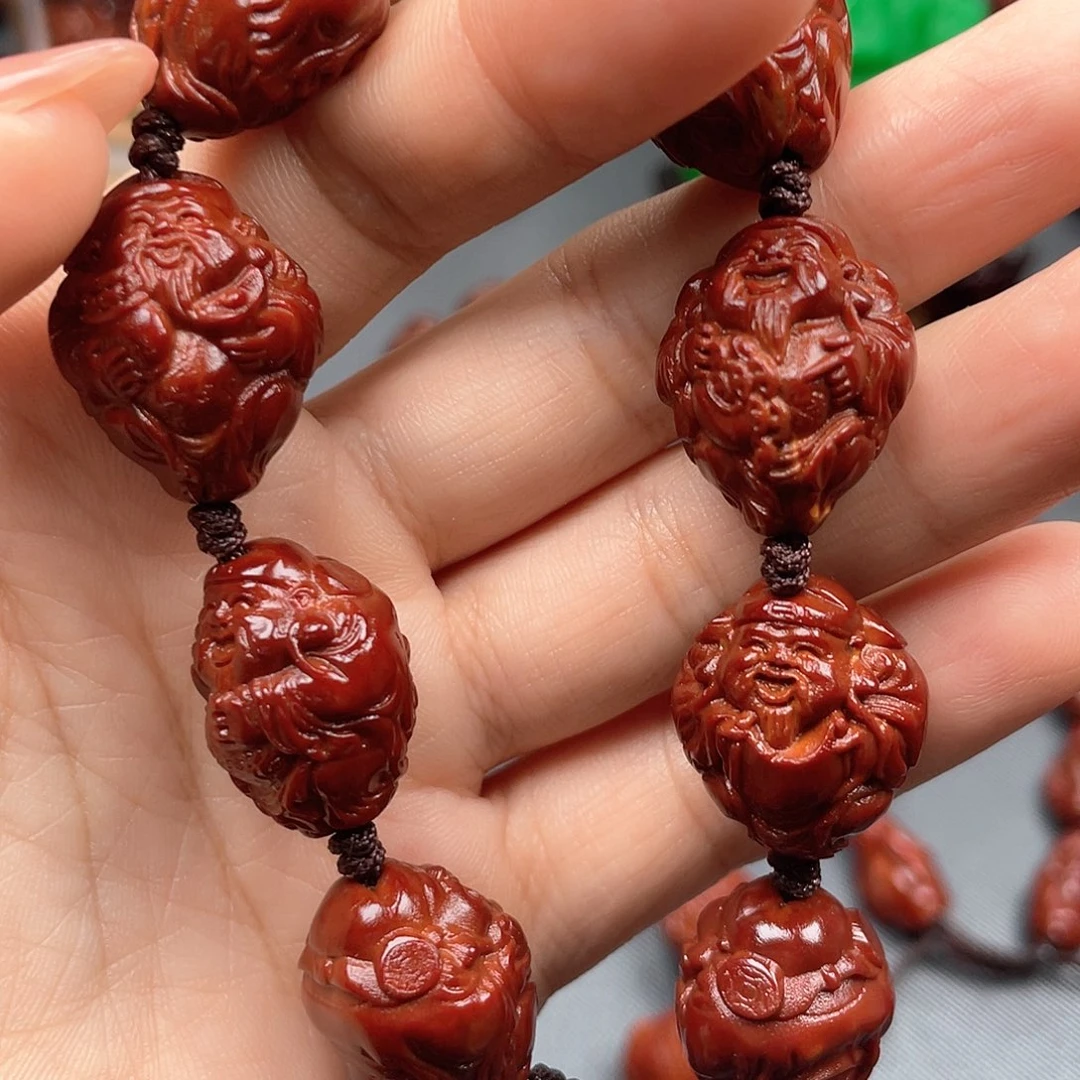 橄榄核手串财神手串