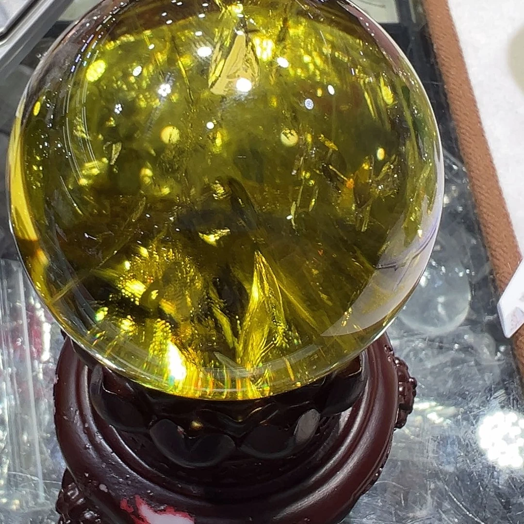 水晶水晶球摆件未镶嵌