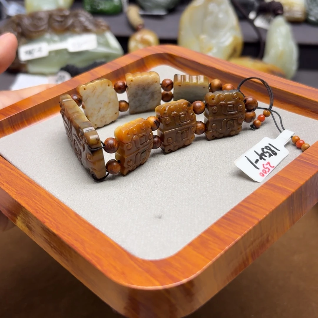 和田玉未镶嵌手串