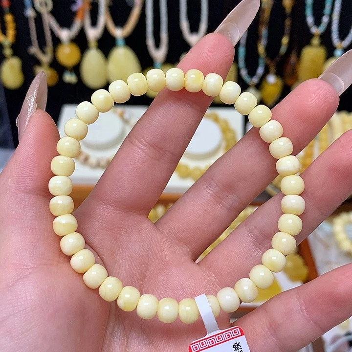 手链蜜蜡未镶嵌蜜蜡手串