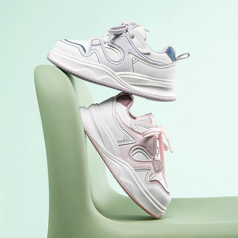 哈比熊厚底百搭休闲运动鞋6-12岁中大童防滑减震女童板鞋老爹鞋