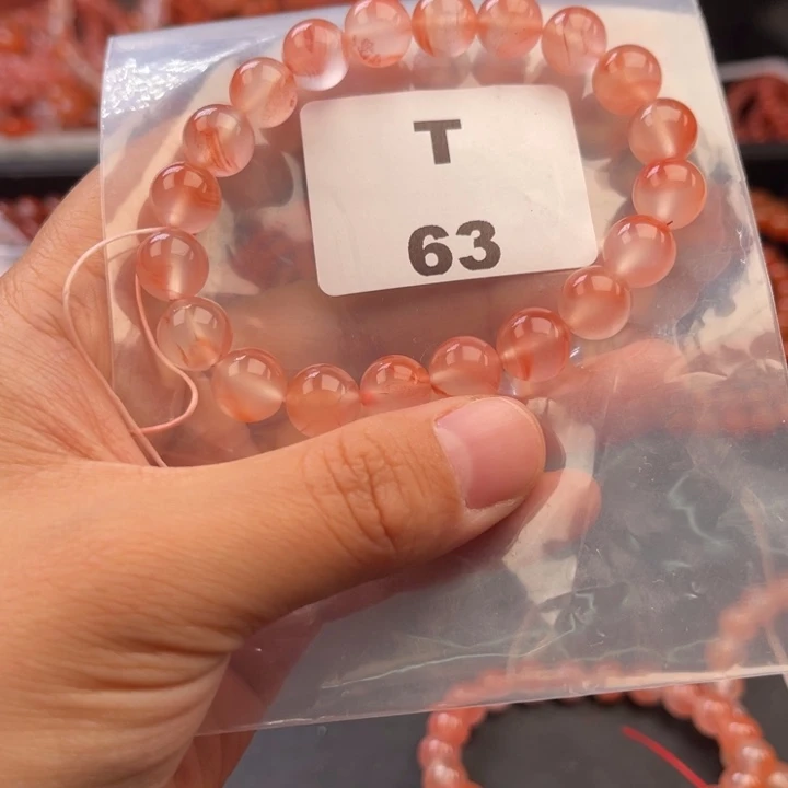 南红玛瑙未镶嵌多样性发货默认微瑕称重9mm