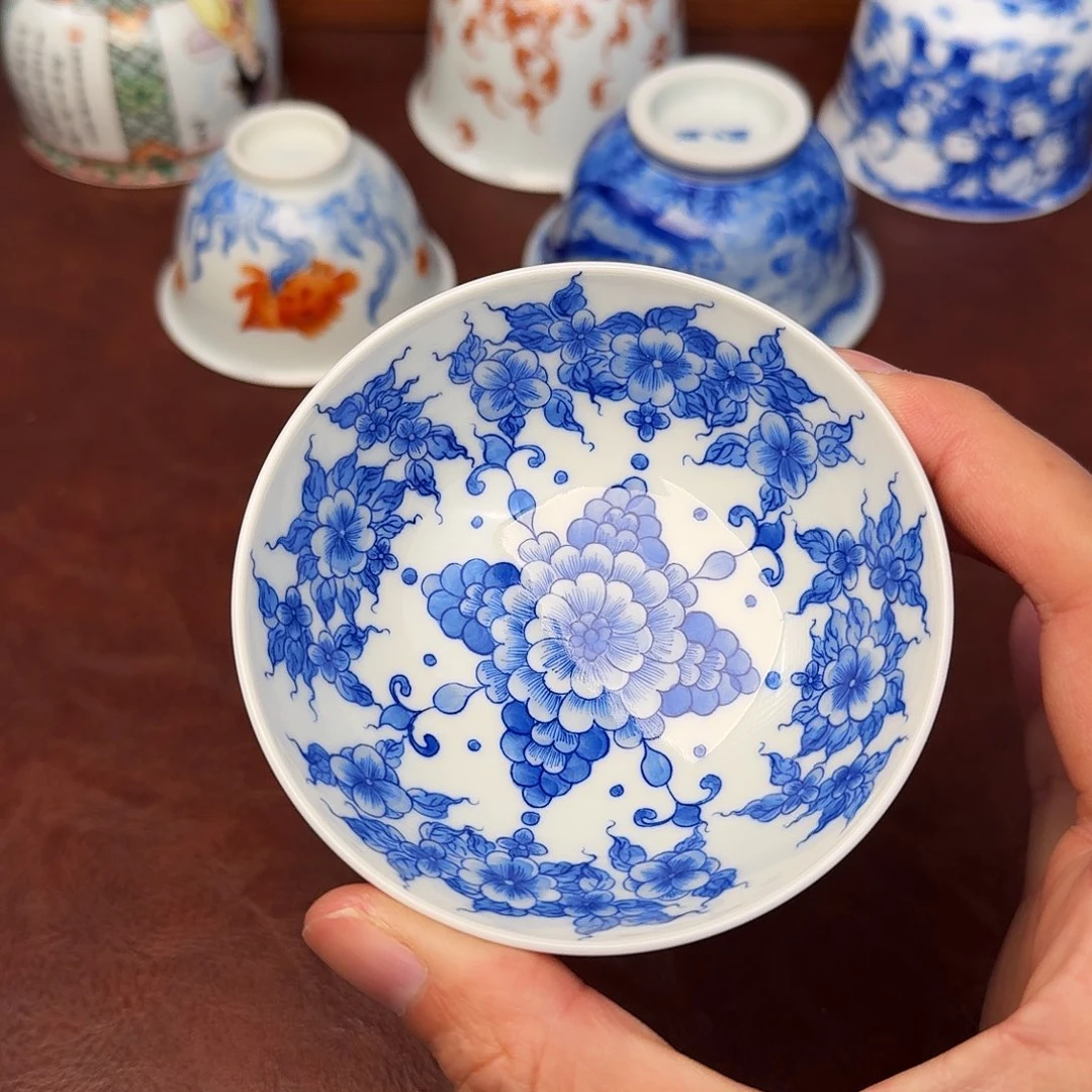 天***罡陶现代景德镇全手绘陶瓷