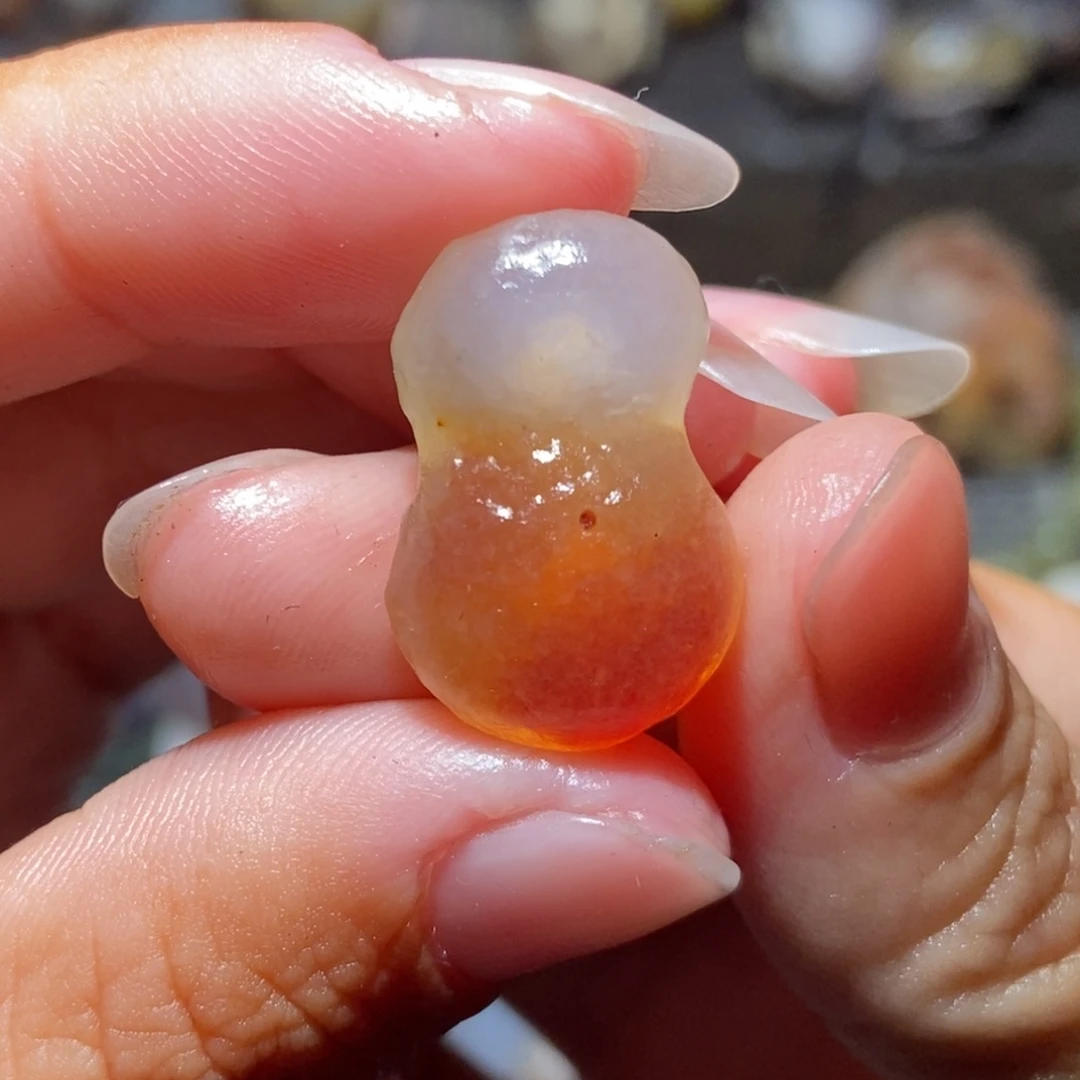 未镶嵌玛瑙/玉髓珠宝半成品
