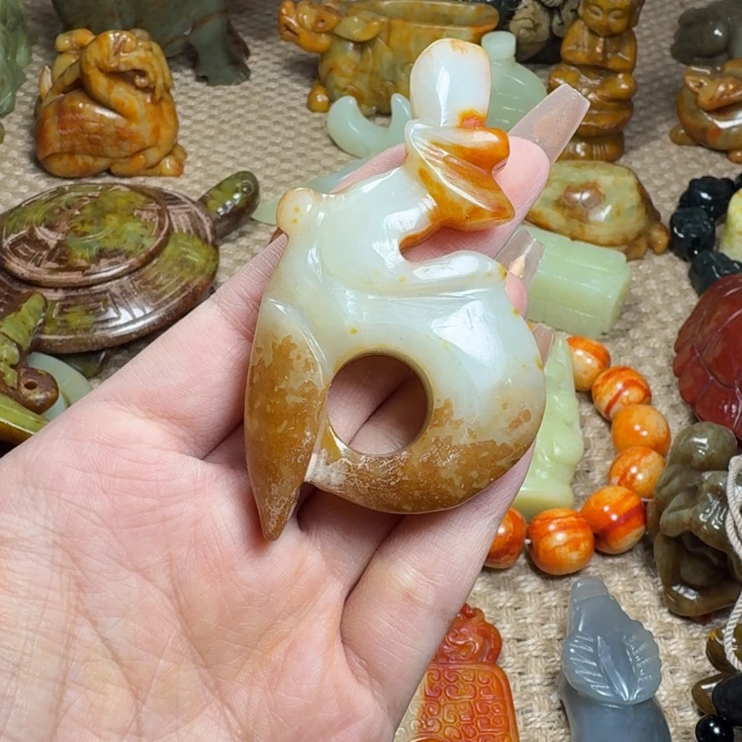 白玉菩提吊坠挂件
