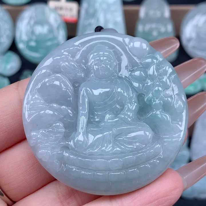 颈饰未镶嵌翡翠阿弥陀佛