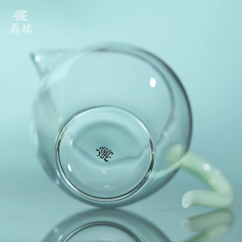 问鼎天青玻璃公杯公道杯