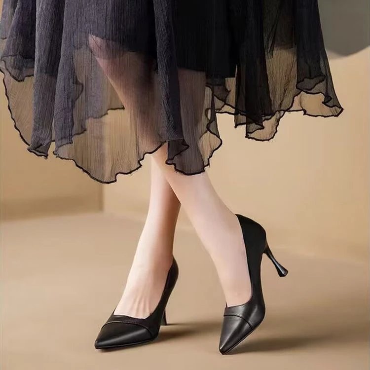 HJ3421细跟高高跟鞋鞋子浅口春秋软底夏季