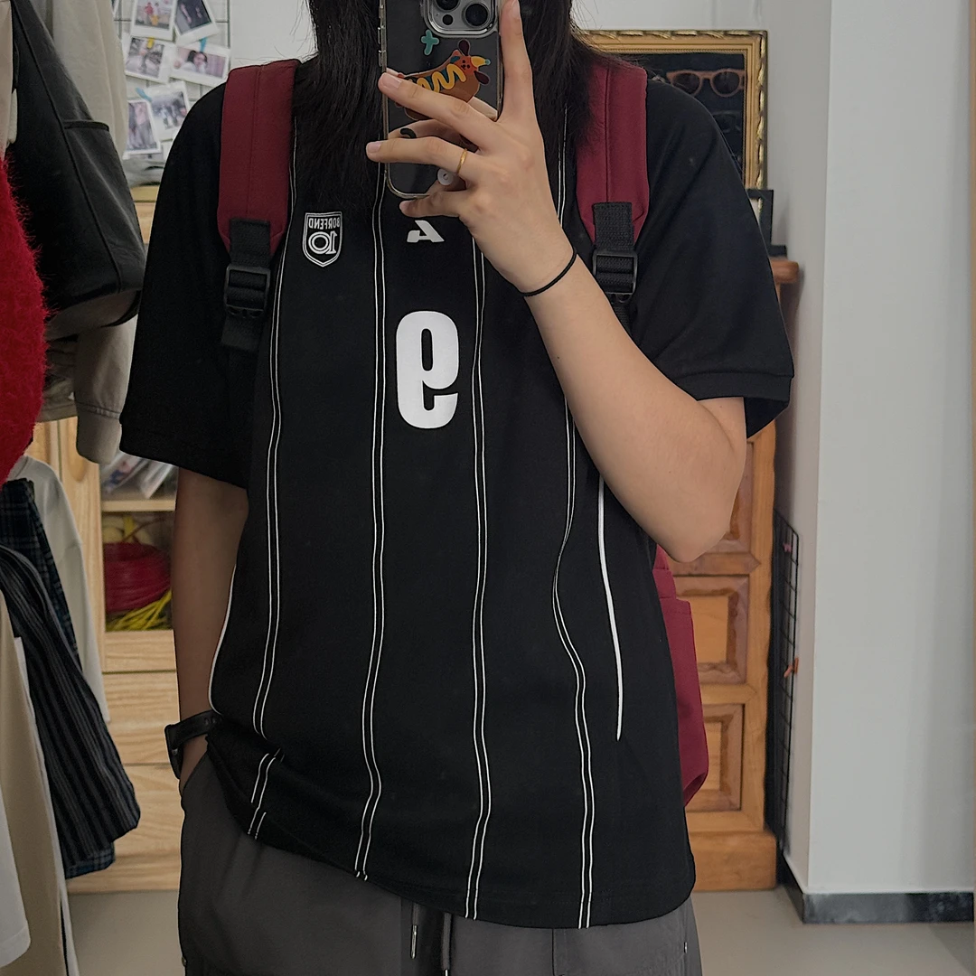 美芽 6月11日10:30am直播上新 【9号选手】运动风宽松印花短袖T恤