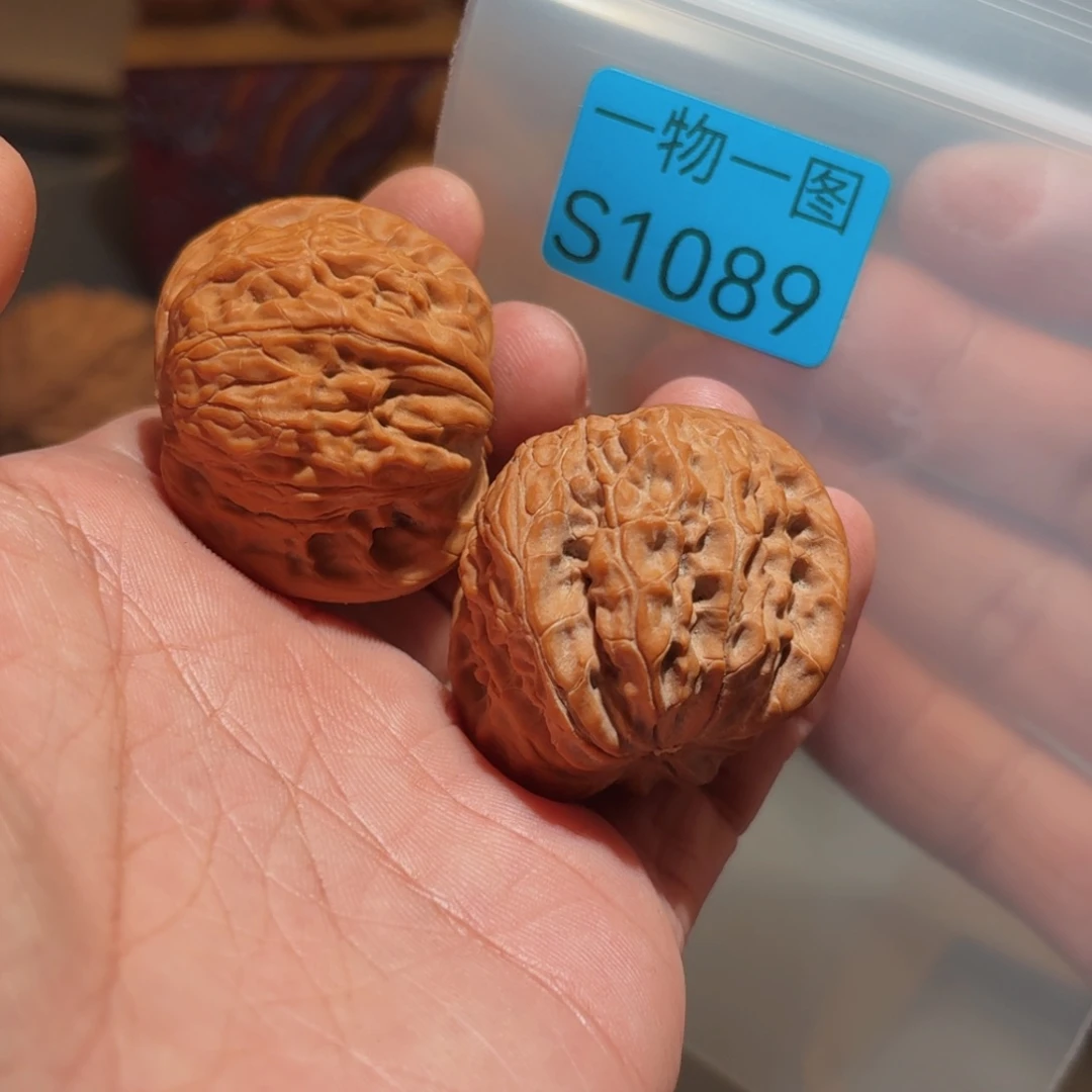 付****文玩核桃把件磨盘