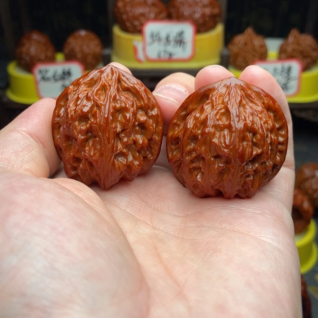 吊坠文玩核桃38寿桃