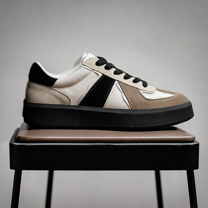 MRA熊猫德训鞋男透气阿甘鞋情侣厚底休闲板鞋复古百搭潮鞋子